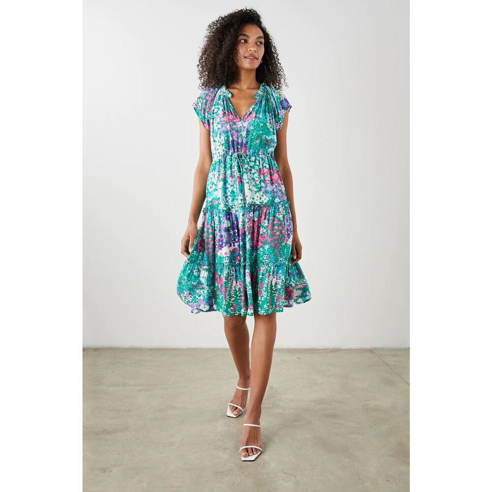 Rails Juni midi Dress in Gardenia Floral size medium